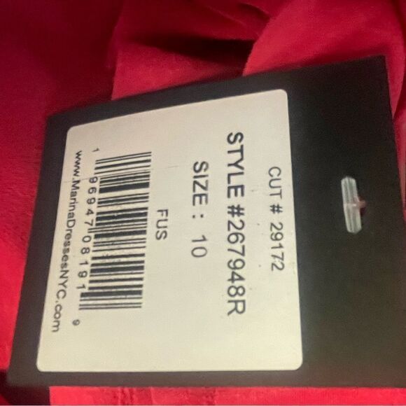 Marina Ruffle Off shoulder Dress Fuschia NWT New various sizes - Picture 9 of 11